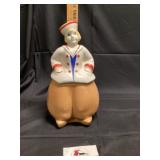Vintage pottery craft Dutchboy cookie jar