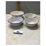 Enamel bowls