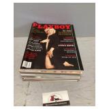 Playboy magazines, January through December 1997
