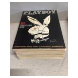 Playboy magazines, January through December 1989