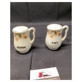 Hall, Autumnleaf range, salt, and pepper shakers