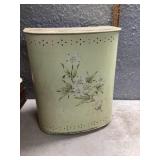 Metal laundry basket