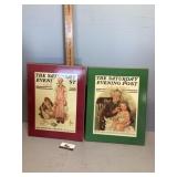 Saturday evening, post posters on wood