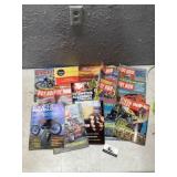 Hot rod magazines, and others