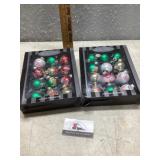 Holiday decor, glass ornaments