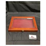 Display case approximately 15 x 10 x 2" tall