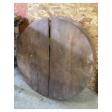43 inch round Oak table top