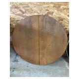 43 inch round oak table top