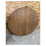 Oak round table top 48 inches across