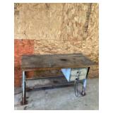 Workbench approximately 29 x 60 x 34 tall bring