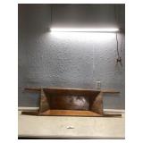 Wooden dough bowl approximately 62 x 17 x 6 1/2