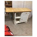 Rolling cart approximately 20 x 52 x 33 1/2 tall