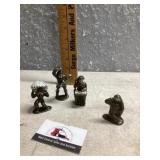 Metal military figurines
