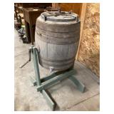 Wooden barrel, butter churn