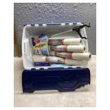 Tote with easy liner, smooth top