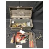 Tuff box toolbox with tools