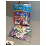 USA map floor puzzle new unopened package