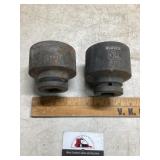 1 inch drive  sockets two and three-quarter