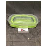 Progressive collapsible strainer