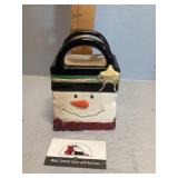 Bella casa snowman planter