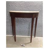 Entryway table approximately 27 1/2 x 12 x 30 tall