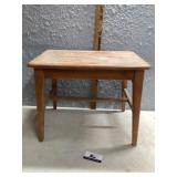 Wooden bench 17 inches seat floor