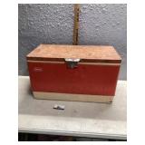 Coleman metal cooler