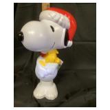 blowmold Snoopy, approximately 15 inches tall