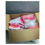 Box of bubble wrap, and wrapping supplies