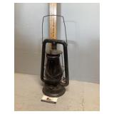 Red kerosene barn lantern