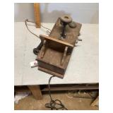 Fort Dodge, Iowa Oak wall phone