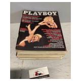 Playboy magazines, January through December 19983