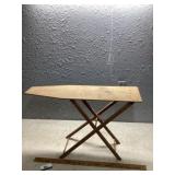 Wooden ironing board