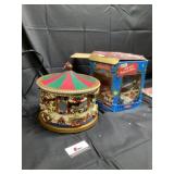 Holiday merry-go-round works as it should