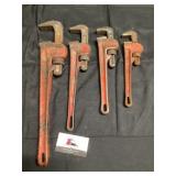 Rigid and other pipe, wrenches