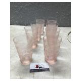 Pink depression glasses