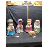 Blow mold,  nativity set