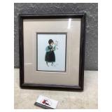 Framed 12 x 13 P. Buckley moss