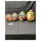 1960s fruit canisters