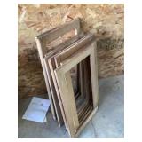 10 Oak frames approximately 18 x 30