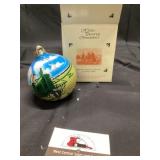 John Deere hand painted ornament.