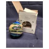 John Deere hand painted ornament.