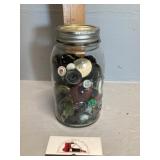 Jar of buttons