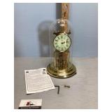 Anniversary glass dome clock