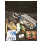 Light bulbs and hallmark keepsake ornaments