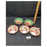 Plastic holiday trays