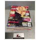 Playboy magazines, January through December 2011