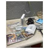 Wii system and games turns on