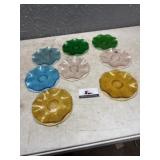 Colored glass plates