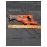 Black & Decker fire storm 18 V saw works as it